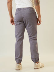 Grey Regular Fit Joggers