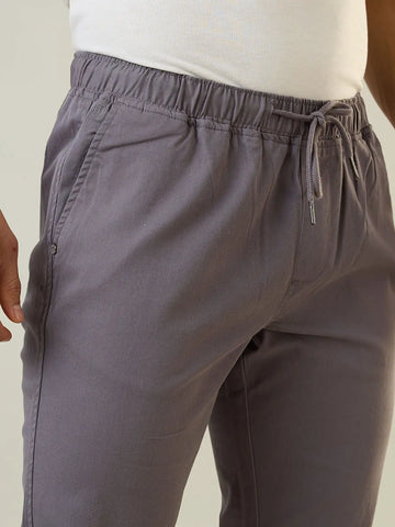 Grey Regular Fit Joggers Tim Paris