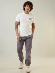 Grey Regular Fit Joggers