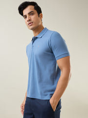 Med Blue Polo T-Shirt