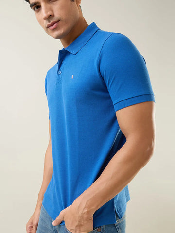 Royal Blue Polo T-Shirt Tim Paris