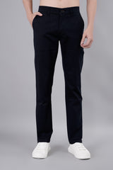 Navy Blue Louis Slim Tapered Fit Chinos