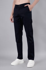 Navy Blue Louis Slim Tapered Fit Chinos