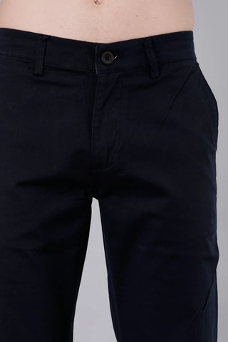 Navy Blue Louis Slim Tapered Fit Chinos TIM PARIS