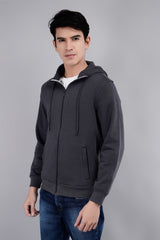 Men's Zipper Full Sleeve Cotton Hoodie