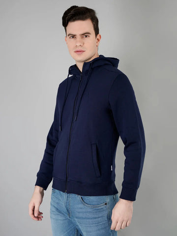 Dress Blue Zipper Hoodie Tim Paris