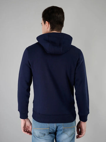 Dress Blue Zipper Hoodie Tim Paris