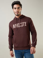 Chocolate Plum Printed Sweatshirt