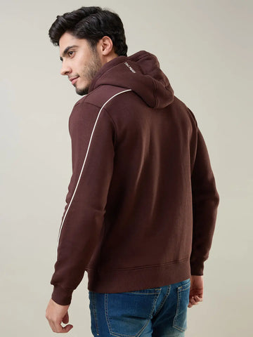 Chocolate Plum Printed Sweatshirt Tim Paris
