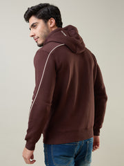 Chocolate Plum Printed Sweatshirt