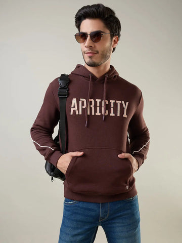 Chocolate Plum Printed Sweatshirt Tim Paris