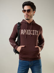 Chocolate Plum Printed Sweatshirt