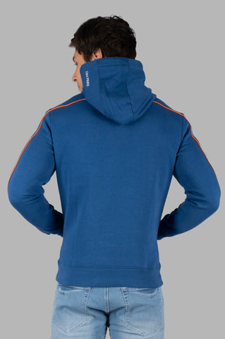 Blue Apricity Printed Hoodie Tim Paris
