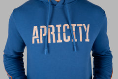 Blue Apricity Printed Hoodie