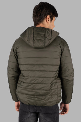 Men's Bomber Light Olive Jacket for Winter Wear Tim Paris