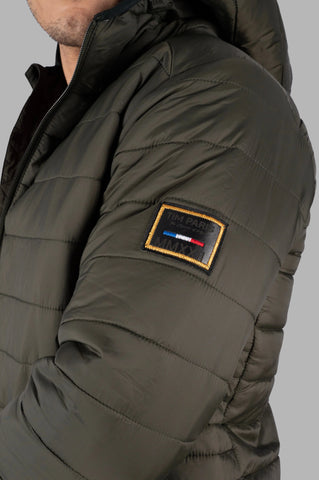 Men's Bomber Light Olive Jacket for Winter Wear Tim Paris