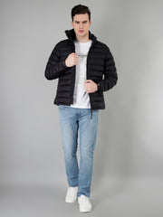 Black Bomber Regular Fit Jacket