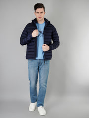 Navy Bomber Regular Fit Jacket
