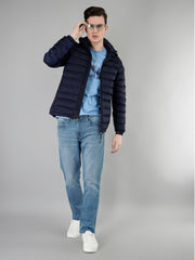 Navy Bomber Regular Fit Jacket