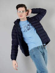 Navy Bomber Regular Fit Jacket