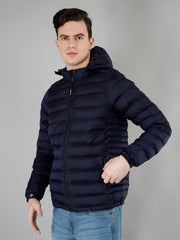 Navy Bomber Regular Fit Jacket