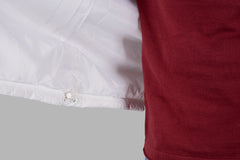 White Solid Bomber Jacket