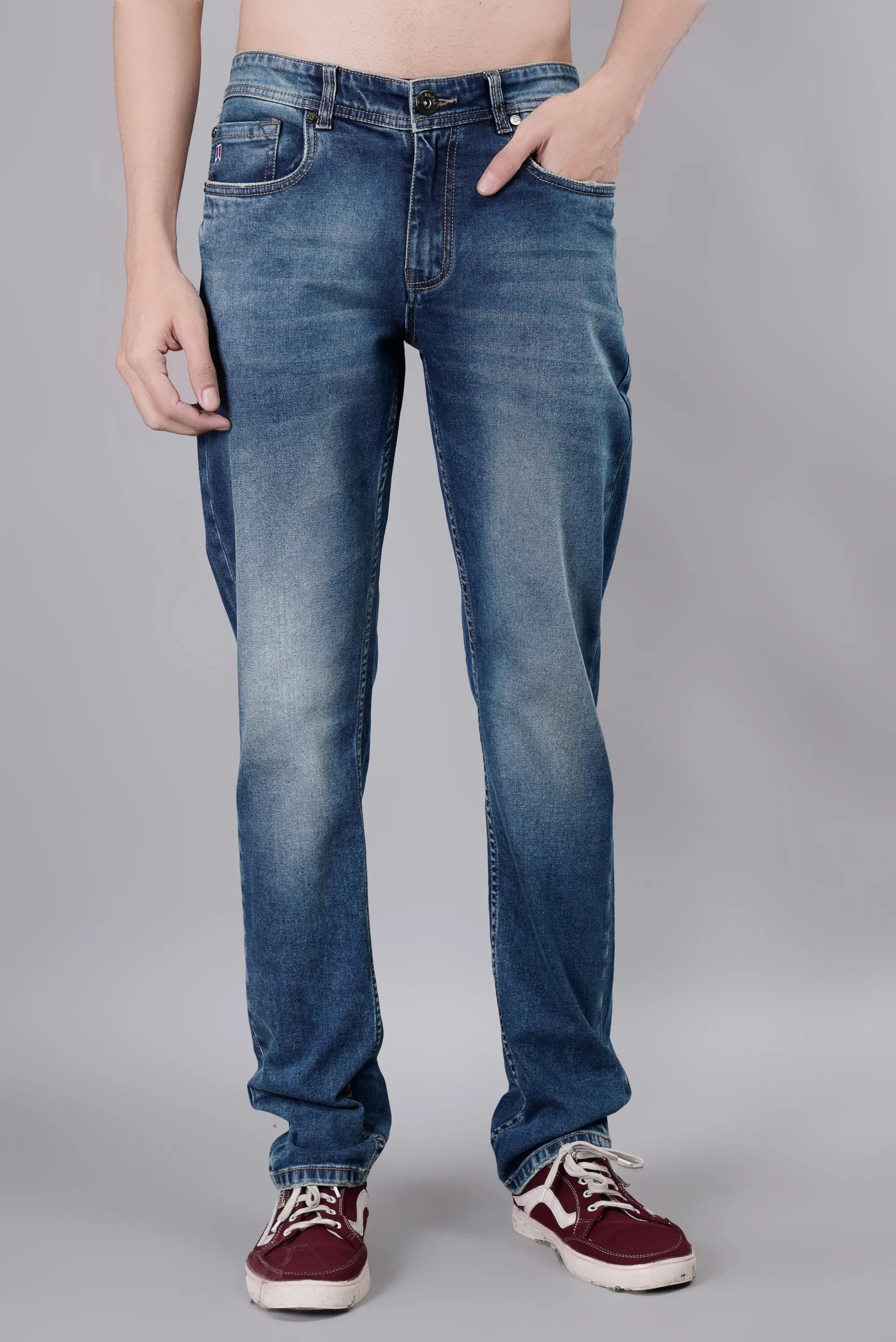 Light Stone Ferdinand Slim Tapered Jeans Tim Paris