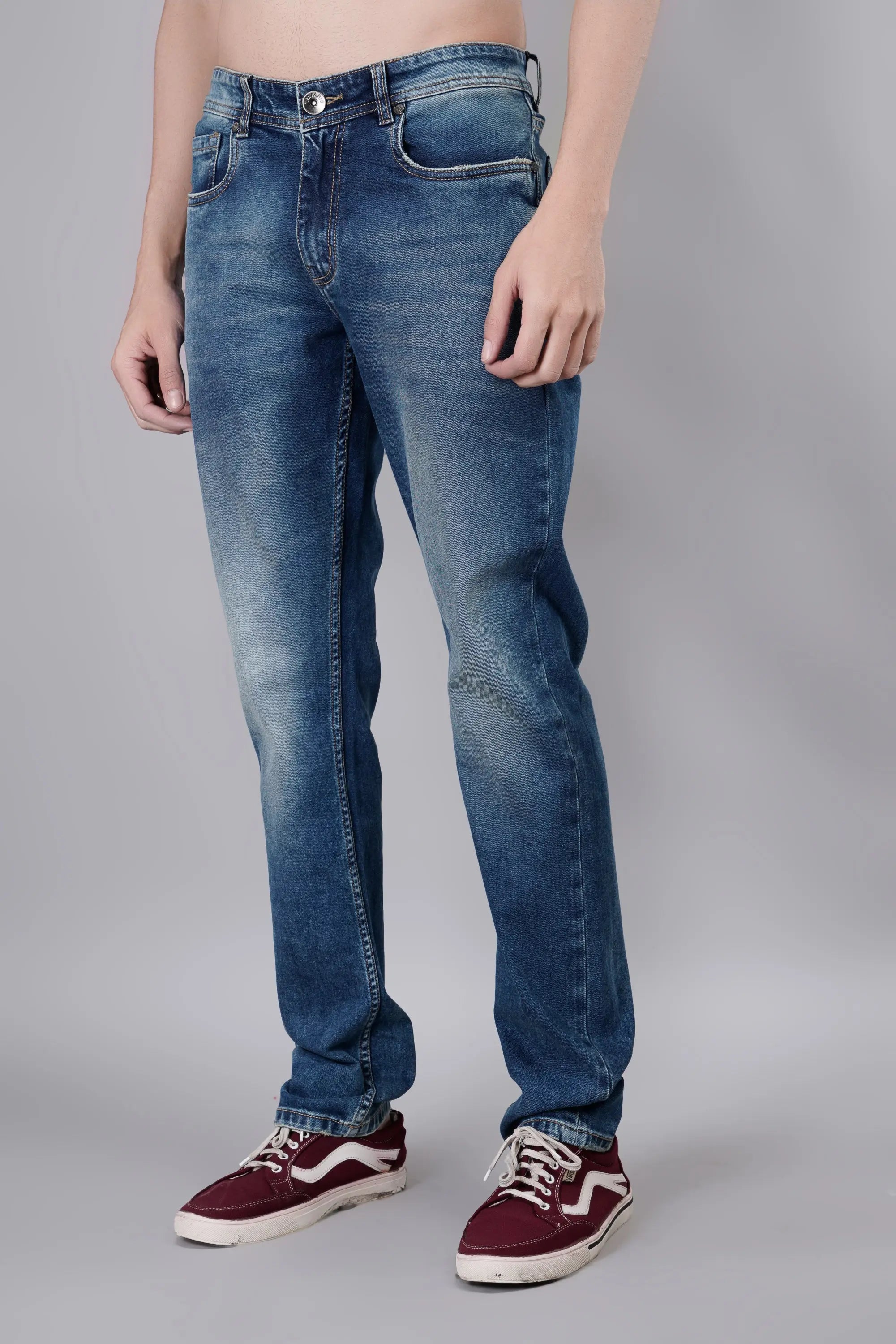 Light Stone Ferdinand Slim Tapered Jeans Tim Paris