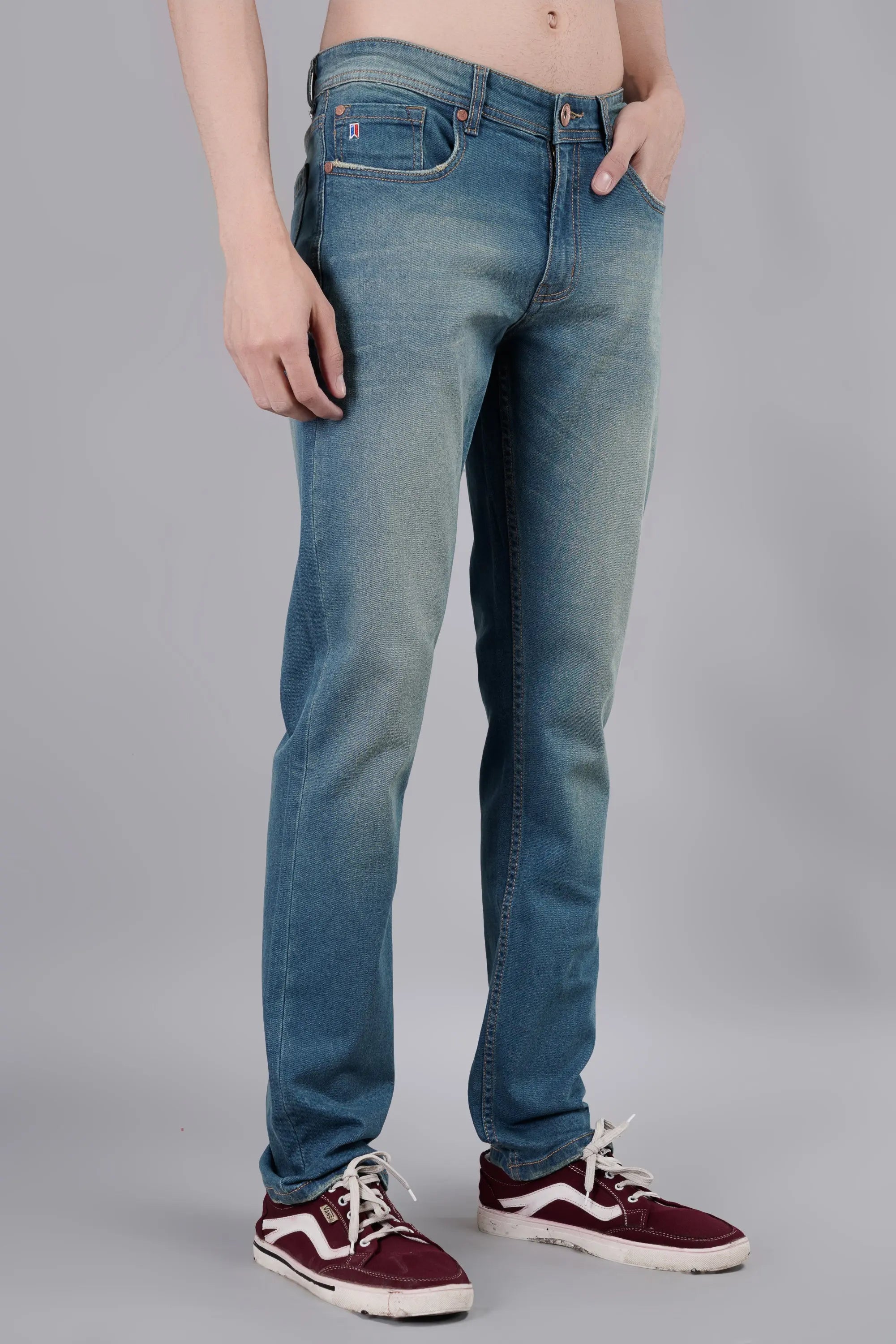 Medium Tint Ferdinand Slim Tapered Jeans Tim Paris