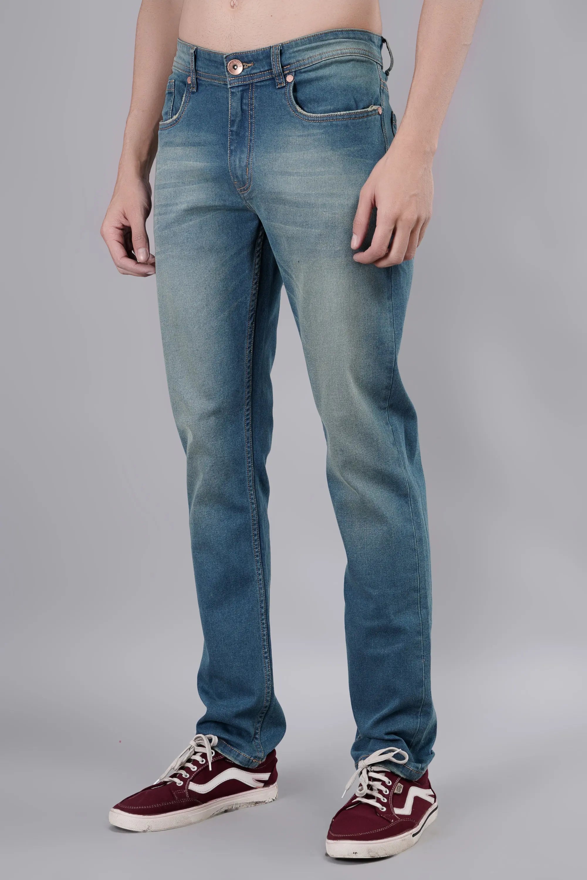 Medium Tint Ferdinand Slim Tapered Jeans Tim Paris