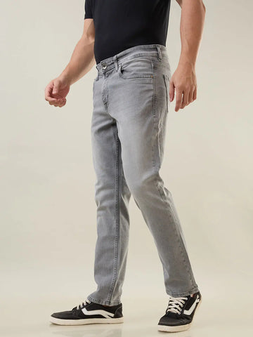 Medium Cloud Parker Slim Straight Jeans TIM PARIS