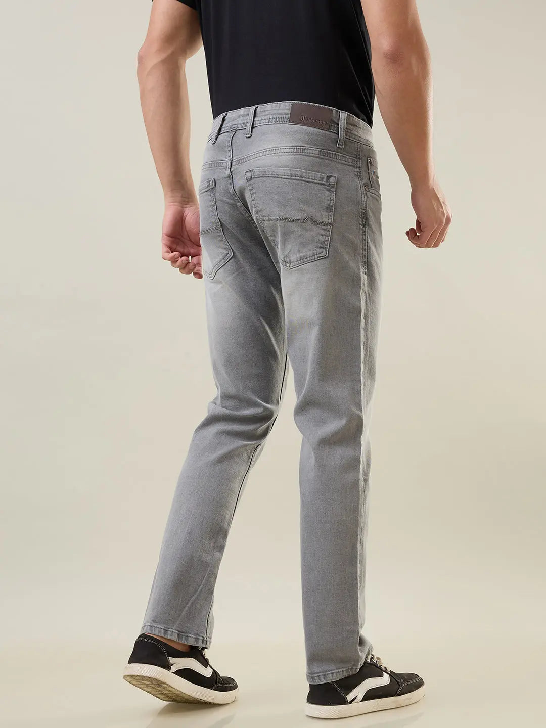 Medium Cloud Parker Slim Straight Jeans TIM PARIS
