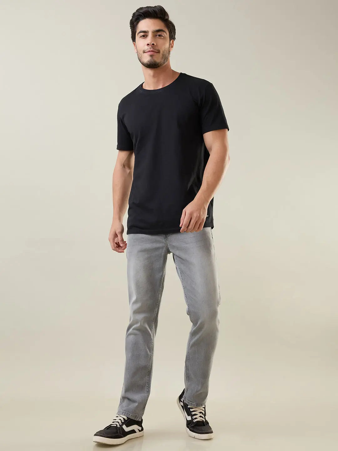 Medium Cloud Parker Slim Straight Jeans TIM PARIS