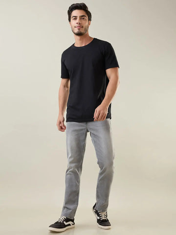 Medium Cloud Parker Slim Straight Jeans TIM PARIS