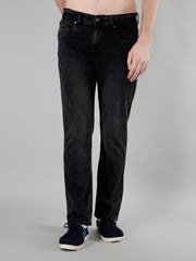 Carbon Black Parker Slim Straight Jeans