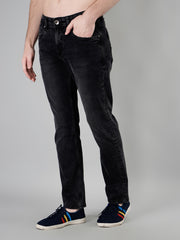 Carbon Black Parker Slim Straight Jeans