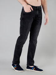Carbon Black Parker Slim Straight Jeans