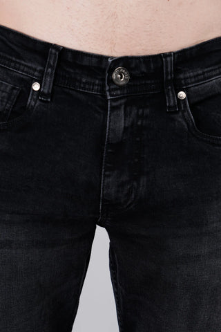 Black Ferdinand Slim Tapered Fit Jeans Tim Paris