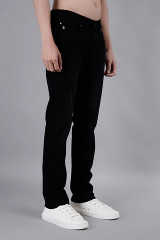 Black Ferdinand Slim Tapered Fit Jeans Tim Paris