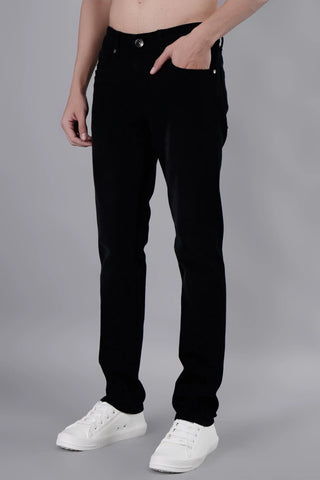 Black Ferdinand Slim Tapered Fit Jeans Tim Paris
