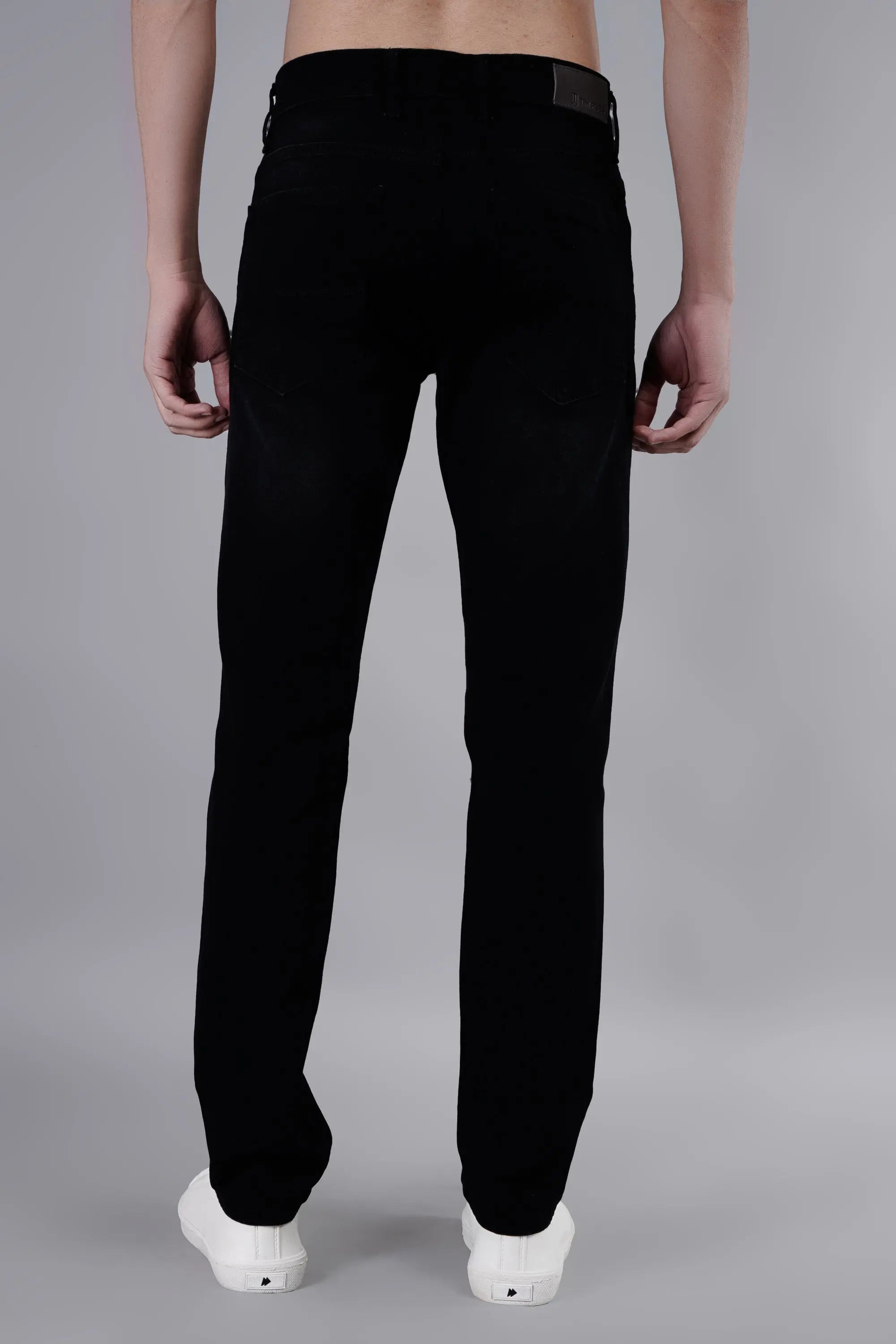 Black Ferdinand Slim Tapered Fit Jeans Tim Paris