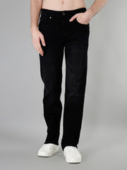 Enzyme Wash Jet Black Stretch Fit Jeans