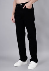 Enzyme Wash Jet Black Stretch Fit Jeans