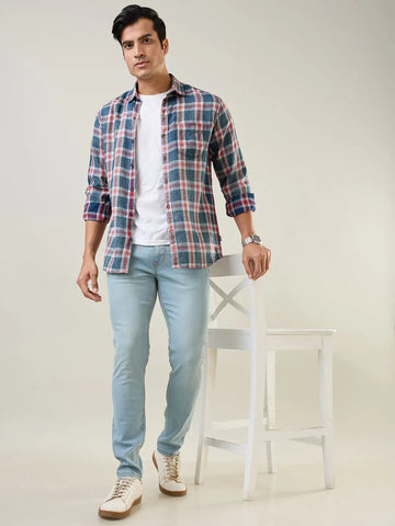Tint Indigo Hugo Skinny Fit Jeans TIM PARIS