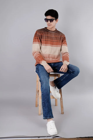 Enzyme Wash Parker Slim Straight Jeans TIM PARIS