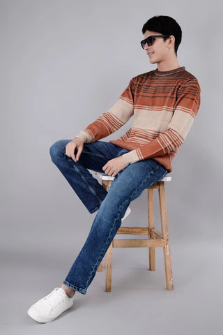 Enzyme Wash Parker Slim Straight Jeans TIM PARIS
