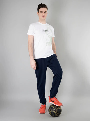 Dress Blue Relaxed Fit Joggers Tim Paris