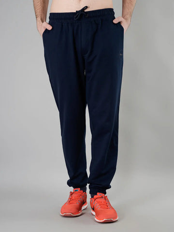 Grey Melange Relaxed Fit Joggers Tim Paris
