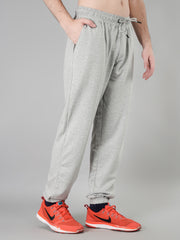 Grey Melange Relaxed Fit Joggers
