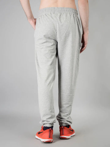 Grey Melange Relaxed Fit Joggers Tim Paris